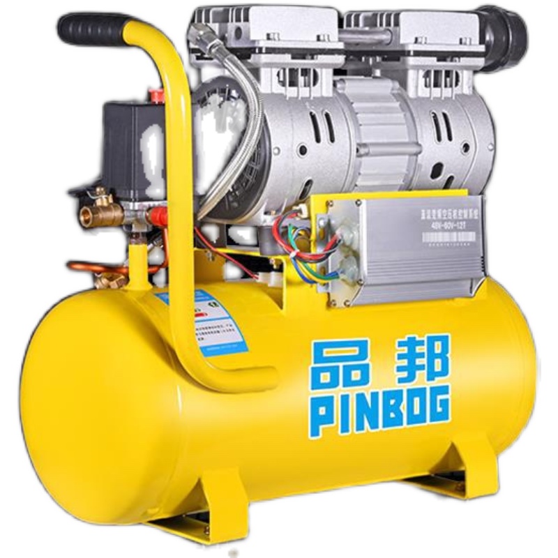 极速新品新品12V空e压机r24V48v静音无D油空压机气泵小型空气压缩