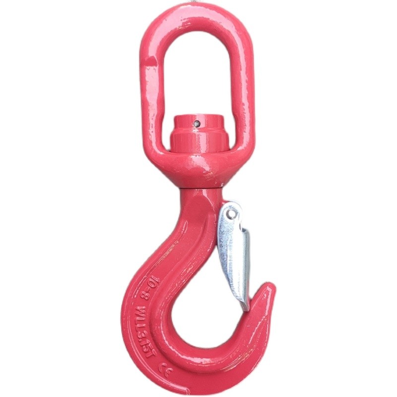 极速高端品d质万向旋转吊钩带轴承国标货柜美式环O眼小型起重吊装