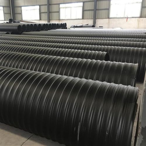 极速新品HDPE高密度聚乙烯中空壁D塑钢缠绕双平壁钢带U管双壁波纹