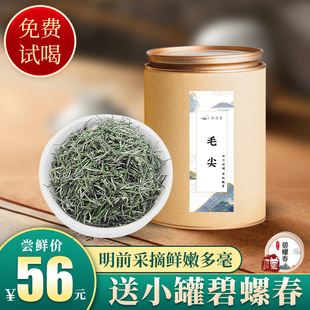 正宗毛尖2025新茶上等绿茶明前春茶云雾毛尖嫩芽茶叶罐装散装250g