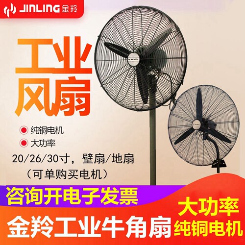 牛角扇金羚纯铜线遥头