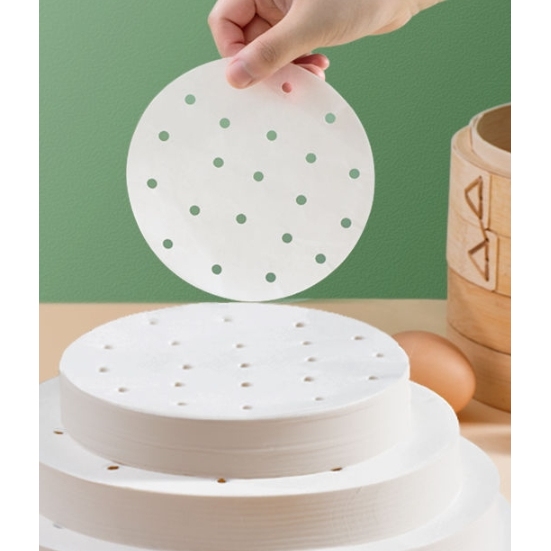 蒸笼纸蒸包子蒸笼垫纸食品级家用蒸屉布垫子蒸馒