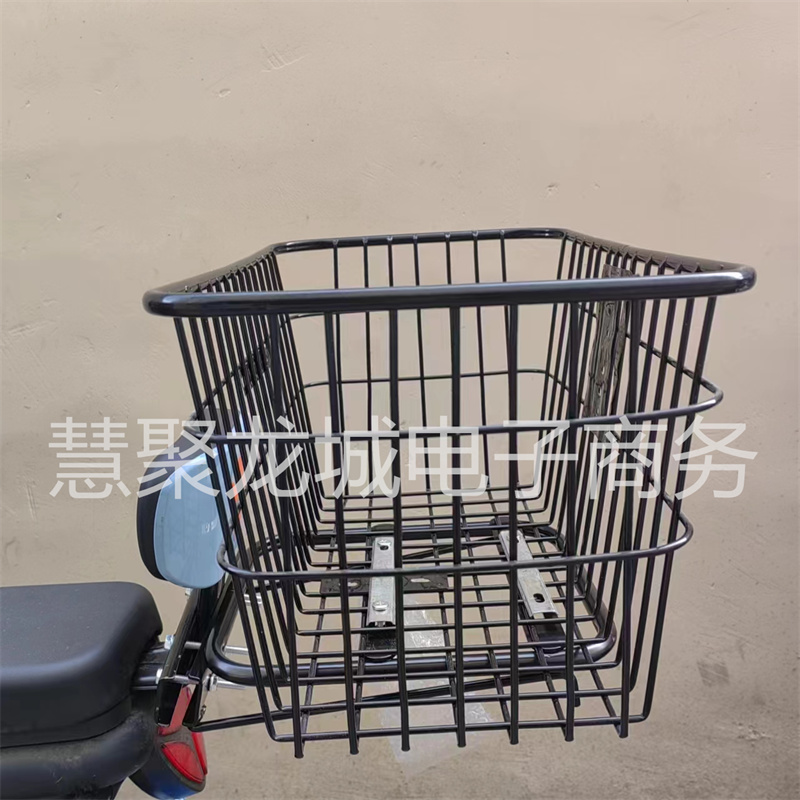 电动车后置车筐宠物筐电瓶车雅迪特大号后车筐加大车篓山地车篮子