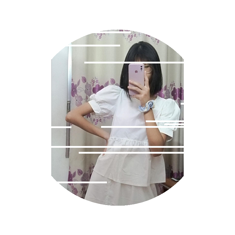 设计感小众韩风chic风泡泡袖衬衣