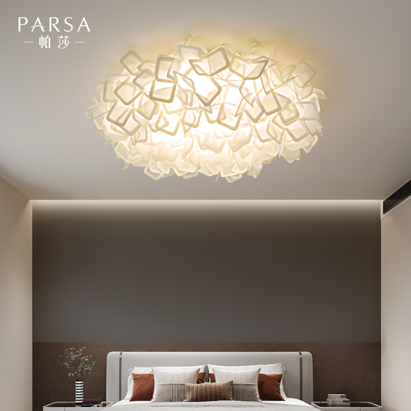 帕莎北欧卧室吸顶灯现代简约网红云朵主卧室灯创意个性温馨房间灯