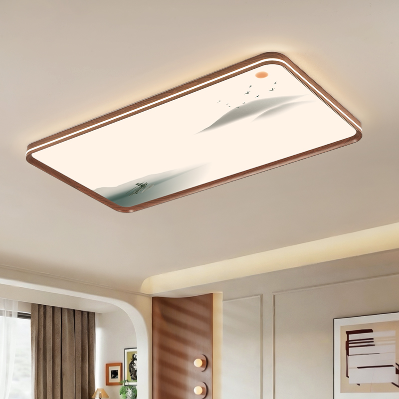 帕莎 客厅吸顶灯 中古风客厅吸顶灯2025新款复古山水卧室书房灯具