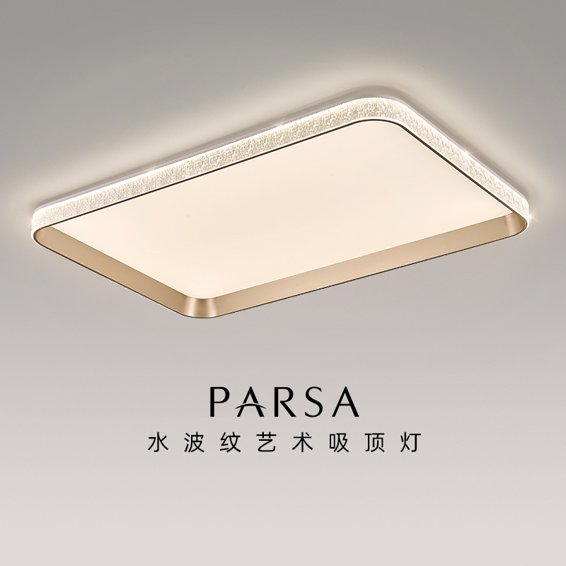 帕莎 客厅吸顶灯 2025新款现代简约高亮超薄无缝隙全光谱吸顶灯
