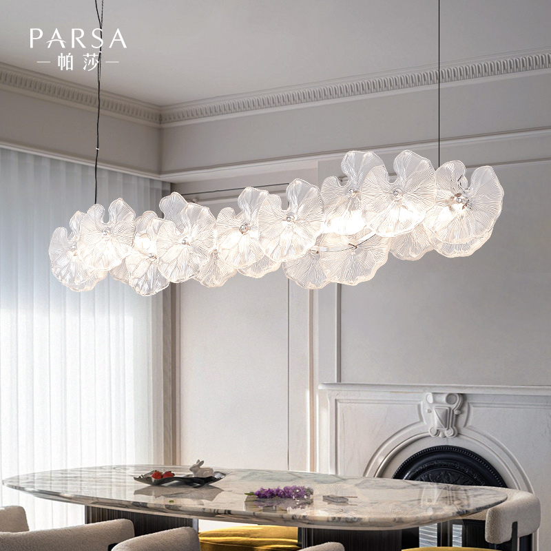 帕莎轻奢餐厅玻璃吊灯
