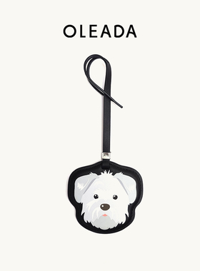 OLEADA x 梅耶马斯克联名包包挂饰可爱精致配饰女 爱犬黑色挂件
