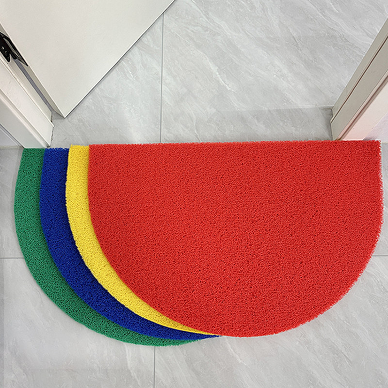 地垫入户门垫玄关门口地毯蹭土垫客厅黄色半圆形防滑除尘丝圈脚垫,居家布艺,家用脚垫,淘宝优惠券,粉丝福利购,淘宝优惠卷