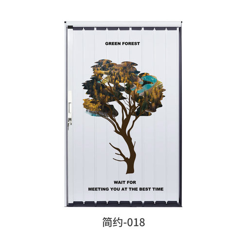 户外加厚折叠纱窗网防盗防蚊虫猫狗推拉铝板金刚纱门隐形定制