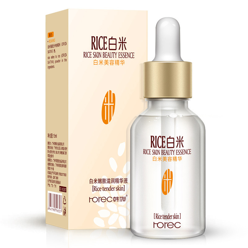 White Rice 15ml Face Serum Anti-Wrinkle Skin Care白米精华液