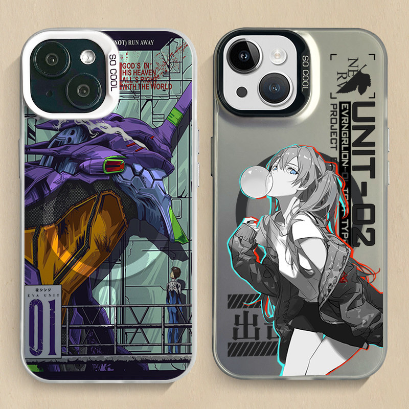 eva明日香磁吸手机壳适用iPhone17promax苹果16动漫14小米15二次元note13红米k80彩银荣耀500三星s25福音战士