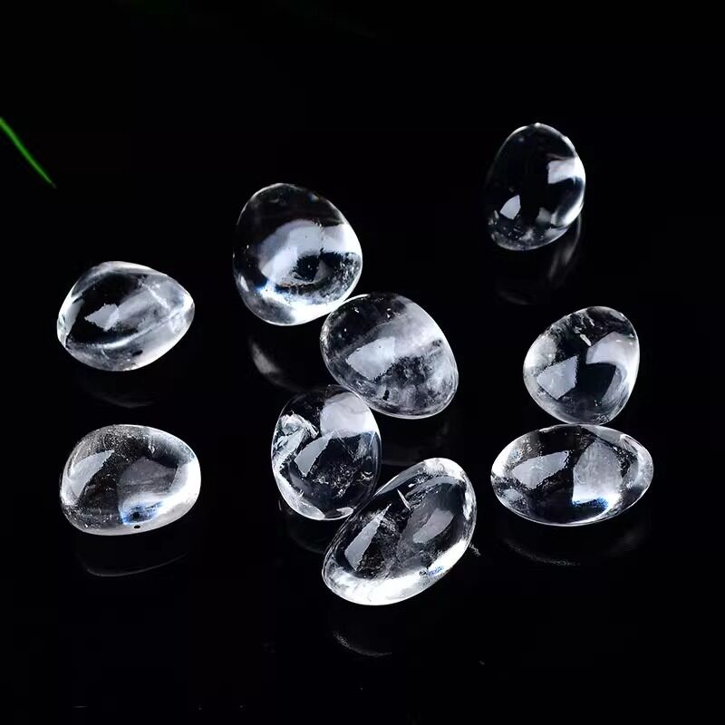 2026天然白水晶碎石原石大手链水晶消磁石鱼缸花盆装饰摆件造景石