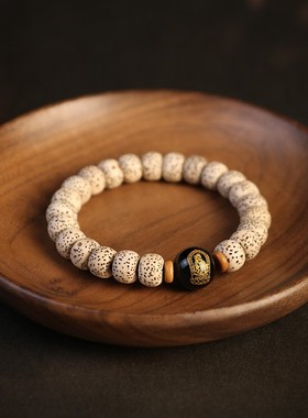 2026海南星月菩提子手串男十二生肖本命佛新月菩提手錬女文玩盘玩