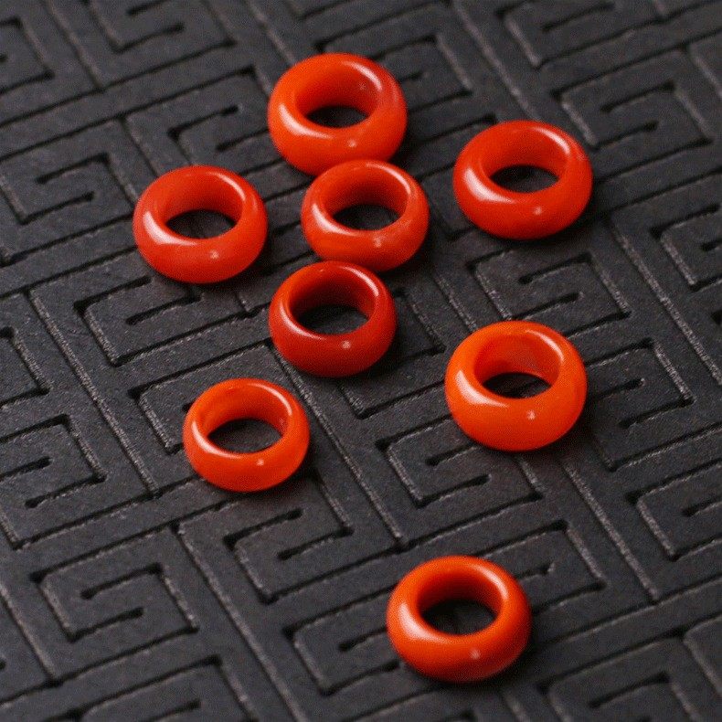 2026南红跑环基本满肉柿子红跑环瓦西料文玩手串配饰复古,饰品/流行首饰/时尚饰品新,其他DIY饰品配件,淘宝优惠券,粉丝福利购,淘宝优惠卷