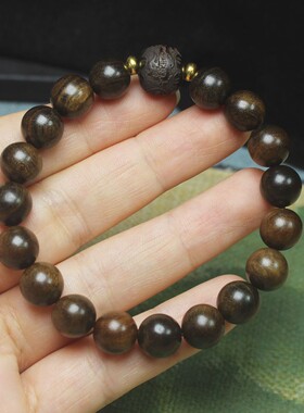 2026沉贵宝10mm手串雕刻貔貅手链复古中式佛珠念珠文玩饰品礼品