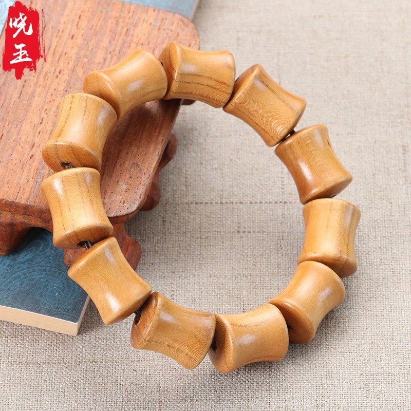 2026厂家供应 桃木 竹节手链佛珠手串男女情侣饰品车档位珠挂件,饰品/流行首饰/时尚饰品新,手链,淘宝优惠券,粉丝福利购,淘宝优惠卷