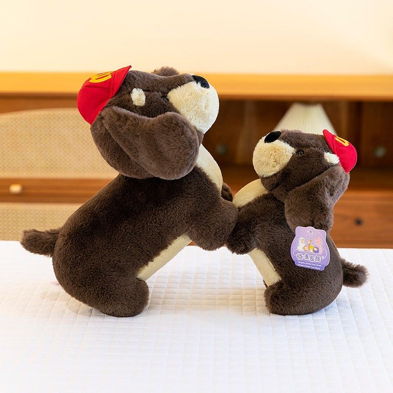 2026卡通铃铛小奶狗毛绒玩具8寸腊肠狗公仔儿童生日礼物玩偶厂家