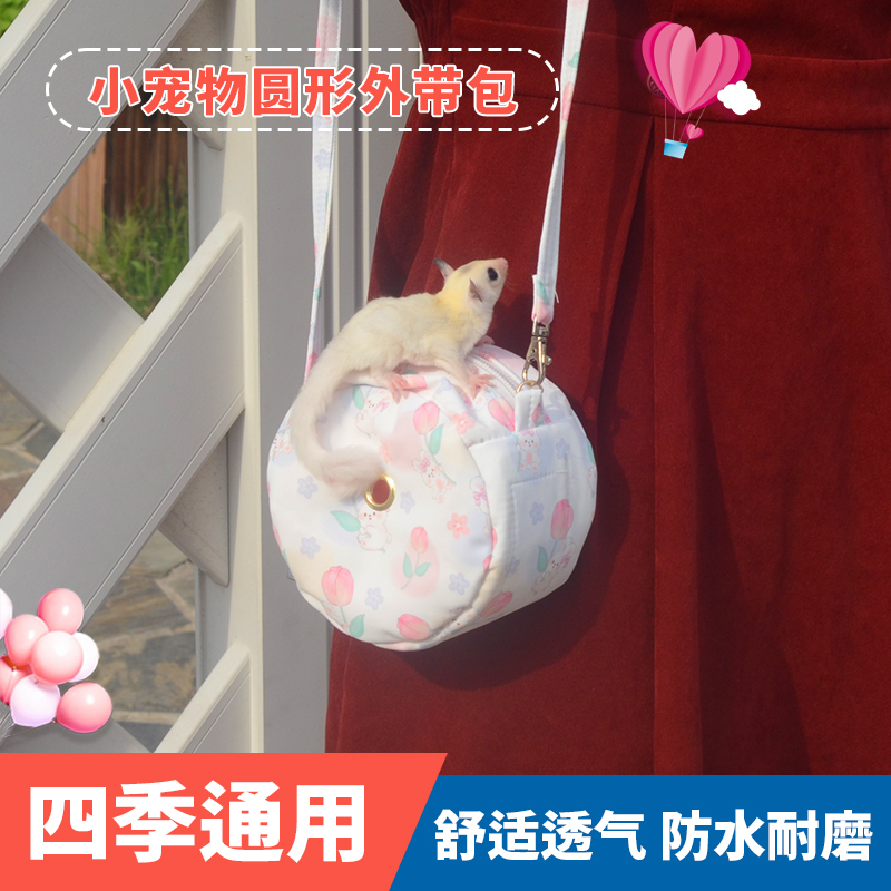 蜜袋鼯外带包春日踏青外出背带包可爱透气蜜袋鼬仓鼠外出包用品