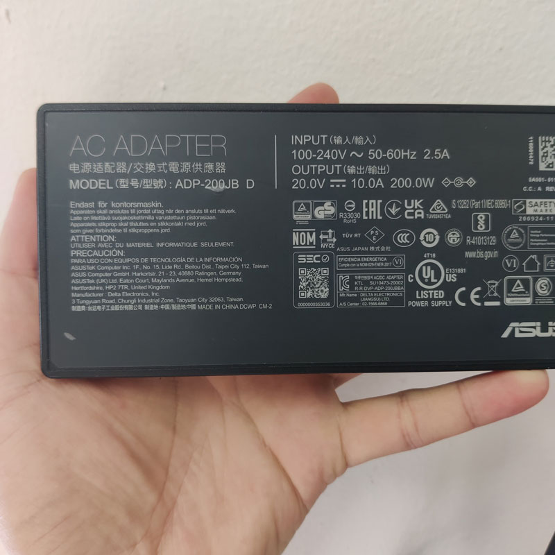 原装ASUS华硕魔霸新冰锐F506QR天选2笔记本电源适配器ADP-200JB D