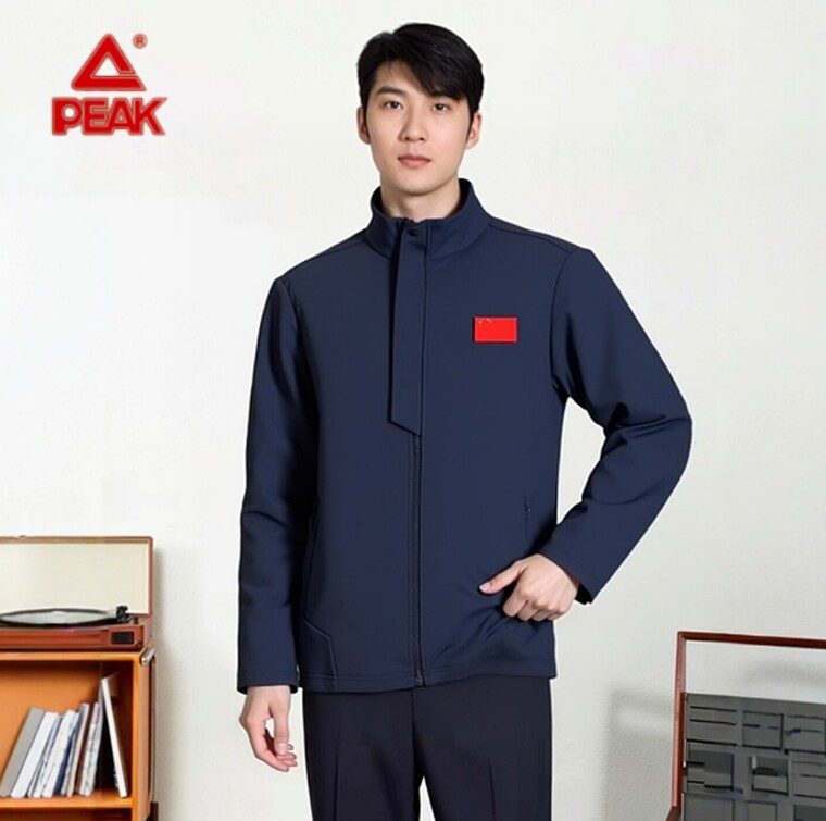 匹克2026春秋季新品男立领商务夹克行政梭织外套风衣拉链防风上衣