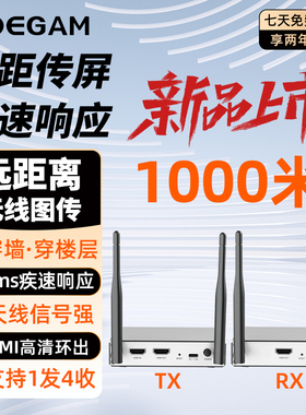 宝疆（BOEGAM）企业级无线投屏器双天线可穿墙隔楼层同屏