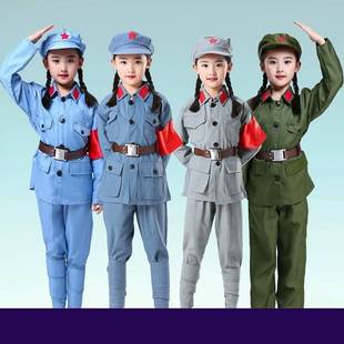 丰碑如愿合唱演出服国庆爱国朗诵合唱服红领巾少年乘风表演服