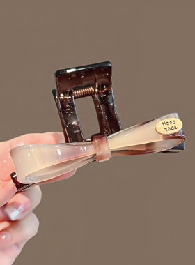 新款日韩ins小众色少女泊蓝蝴蝶结时尚发绳简约百搭精致发卡皮筋