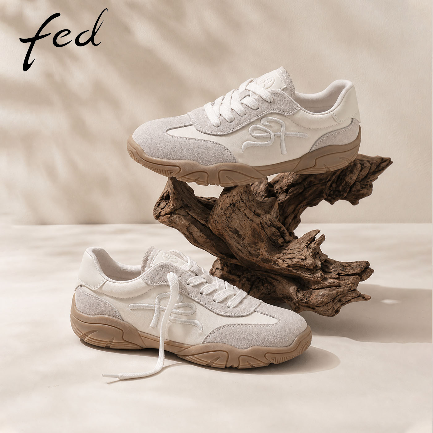 fed厚底德训鞋女秋季新款女鞋