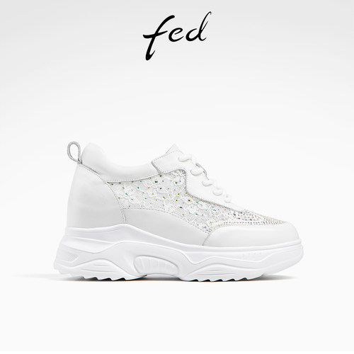 厚底运动休闲鞋女健步鞋老爹鞋