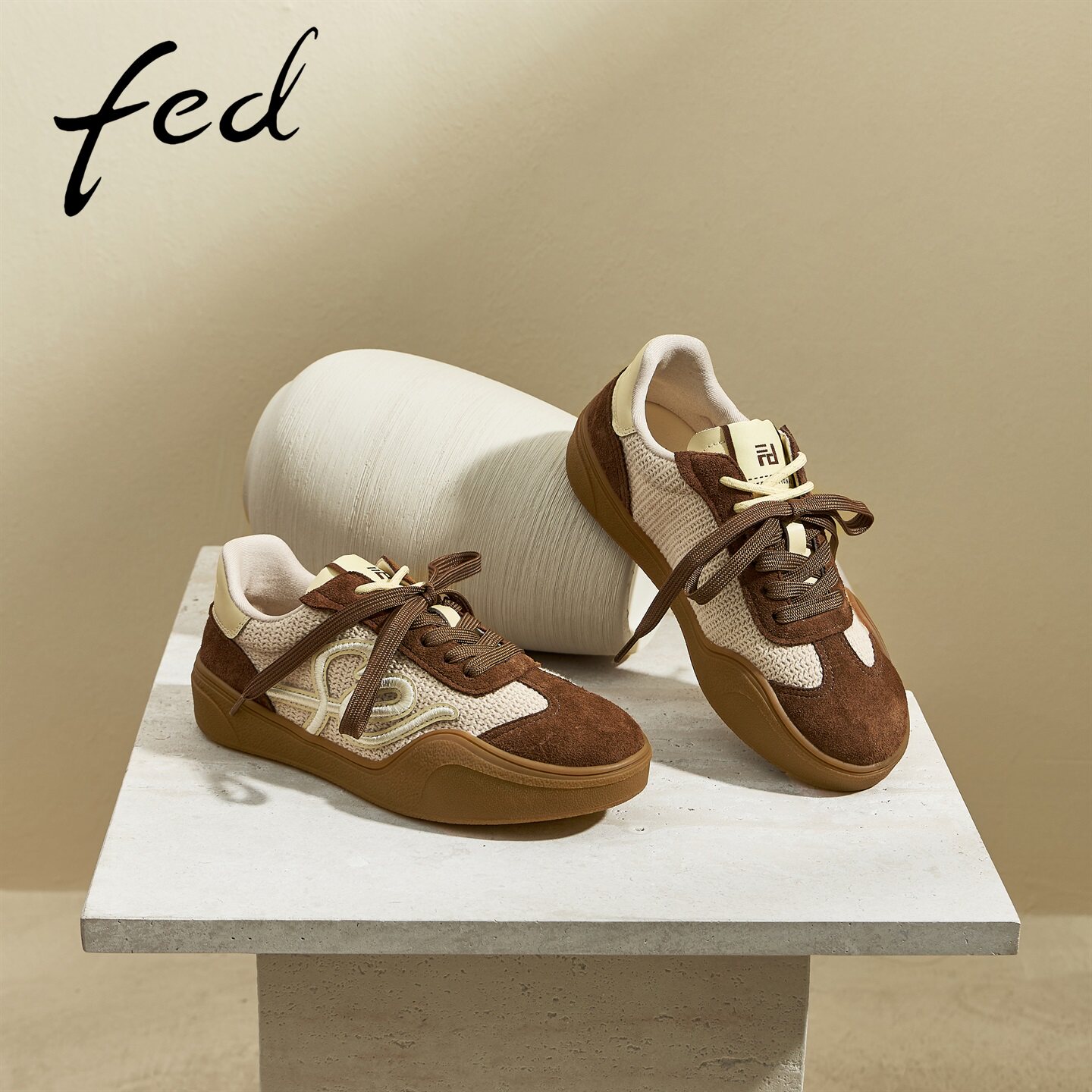 fed时尚运动鞋平底女鞋