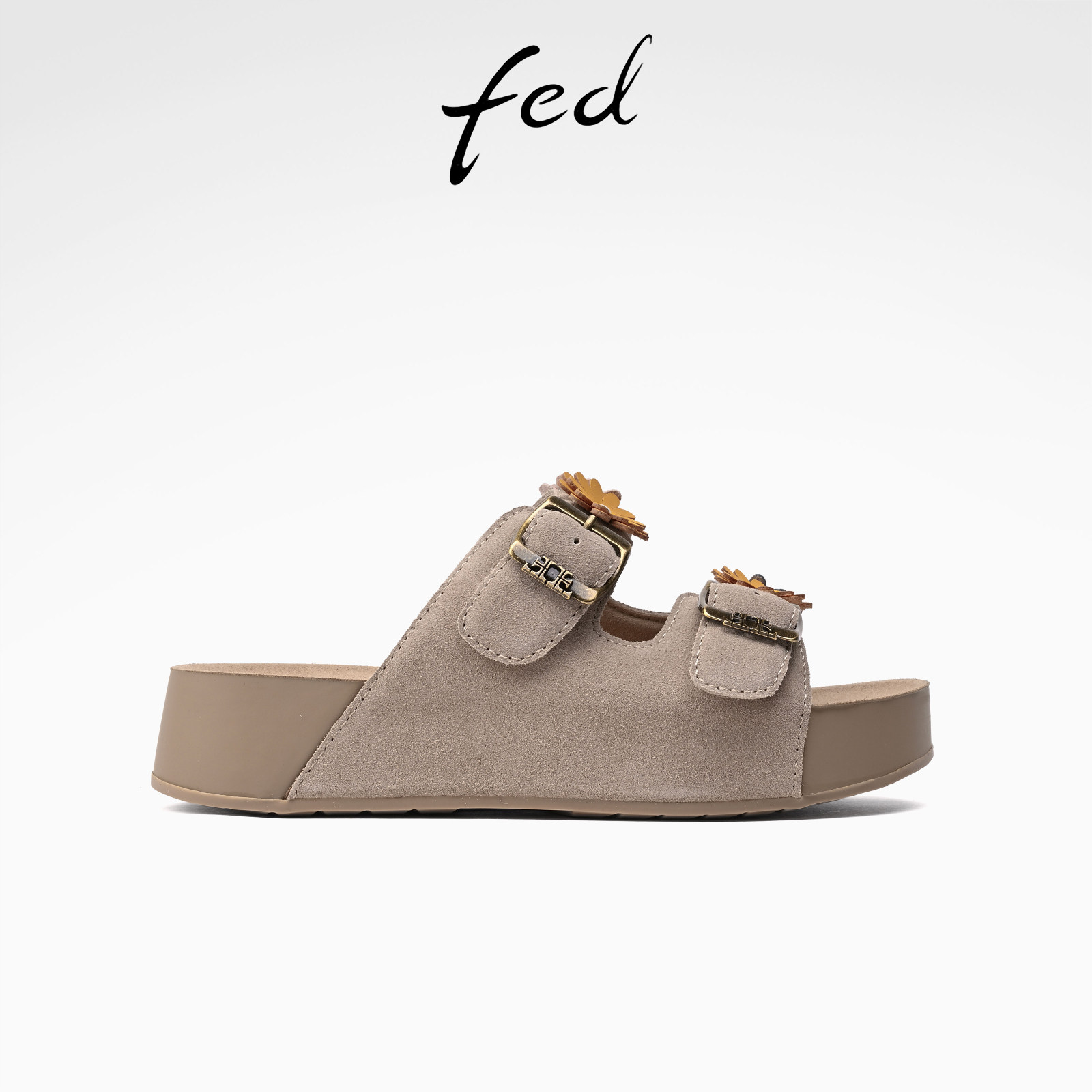 fed时尚勃肯软木鞋舒适