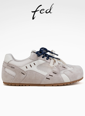 fed复古德训鞋夏季新款女鞋增高厚底鞋舒适板鞋女款S0416-ZCB617