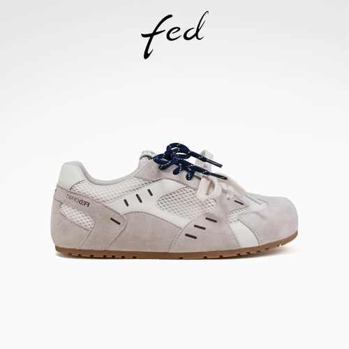 fed复古德训鞋夏季新款女鞋增高厚底鞋舒适板鞋女款S0416-ZCB617