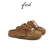 fed软底拖鞋夏季新款女鞋后空袋鼠鞋流苏半拖鞋女款S0512-ZCA582