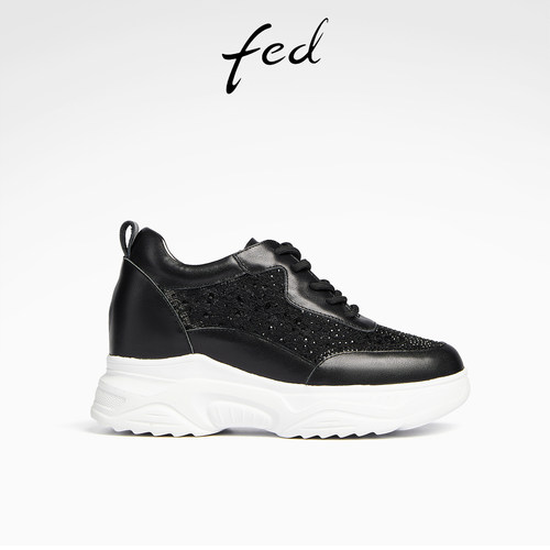 厚底运动休闲鞋女健步鞋老爹鞋