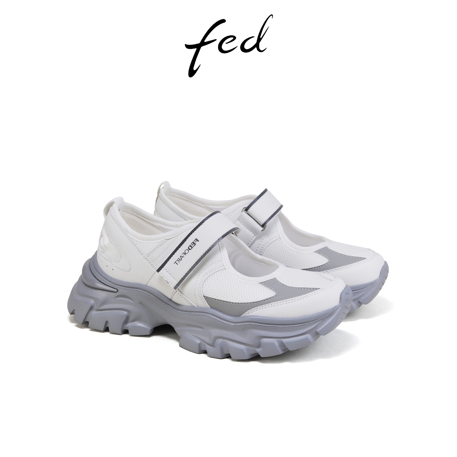 fed厚底玛丽珍鞋夏季新款女鞋魔术贴老爹鞋增高凉鞋S0421-ZCA600