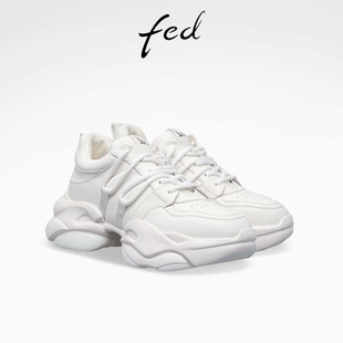 厚底鞋 女鞋 交叉绑带老爹鞋 DD0010 女S0701 秋季 fed增高休闲鞋 新款