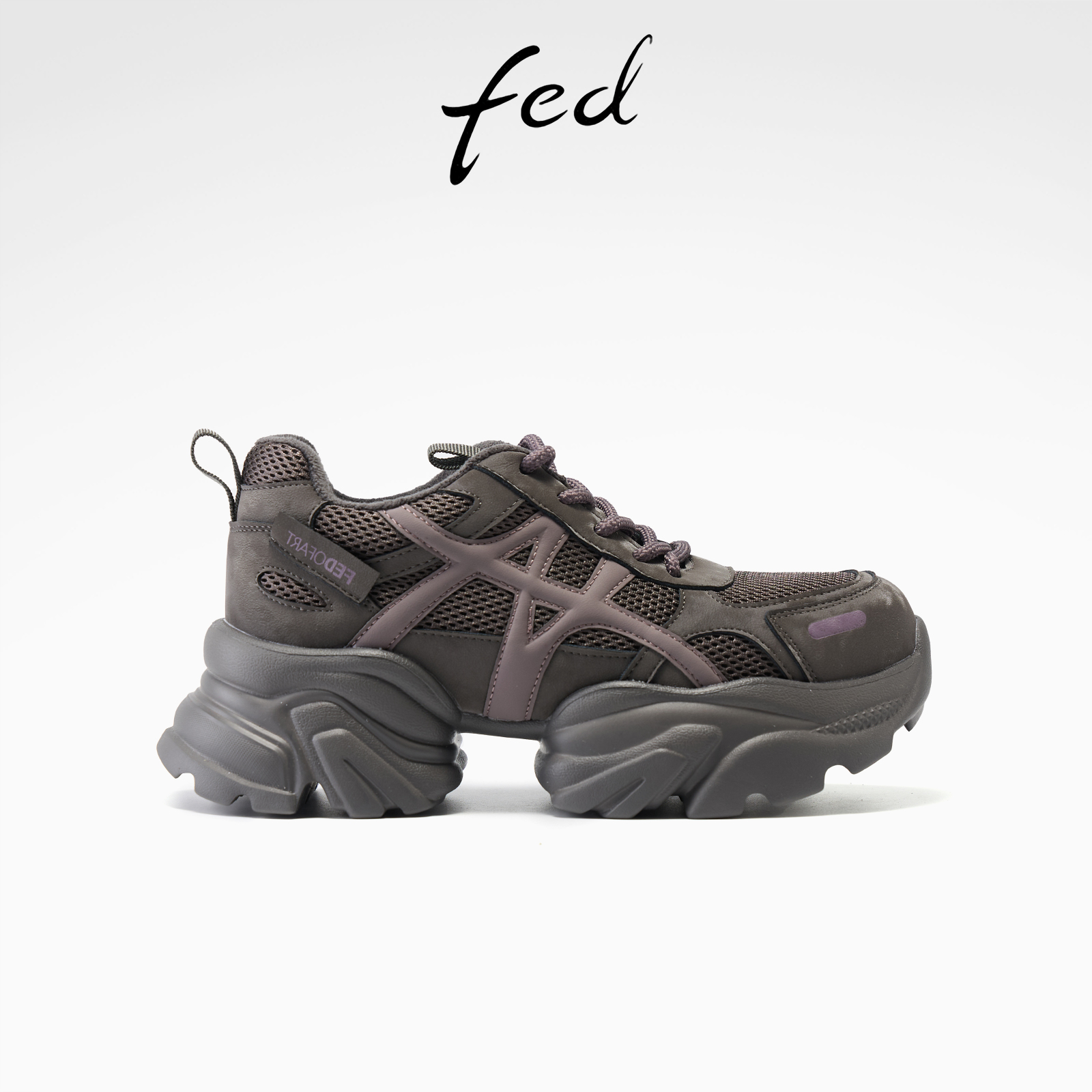 fed厚底老爹鞋冬季新款女鞋加绒增高鞋时尚休闲鞋女S1018-ZCA225