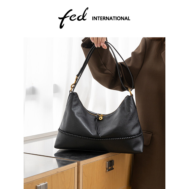 fed羊纹头层牛皮真皮女包斜垮单肩腋下包雅丹风托特包BFA9497,箱包皮具/热销女包/男包,腋下包,淘宝优惠券,粉丝福利购,淘宝优惠卷