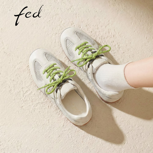 fed网面透气运动休闲女款德训鞋