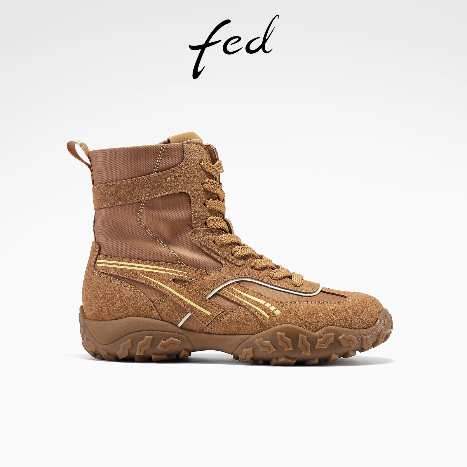 fed时尚拳击靴冬季新款女靴增高休闲短靴软底运动靴S0925-ZCA330