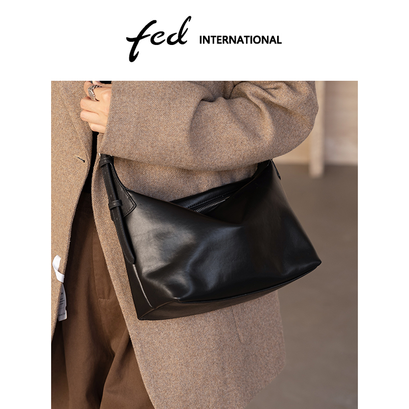 头层牛皮女包水晶牛皮单肩包