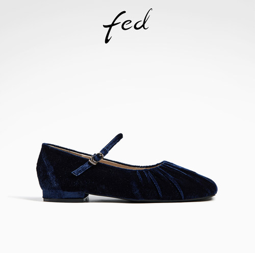 单鞋女平底晚晚风女鞋玛丽珍鞋