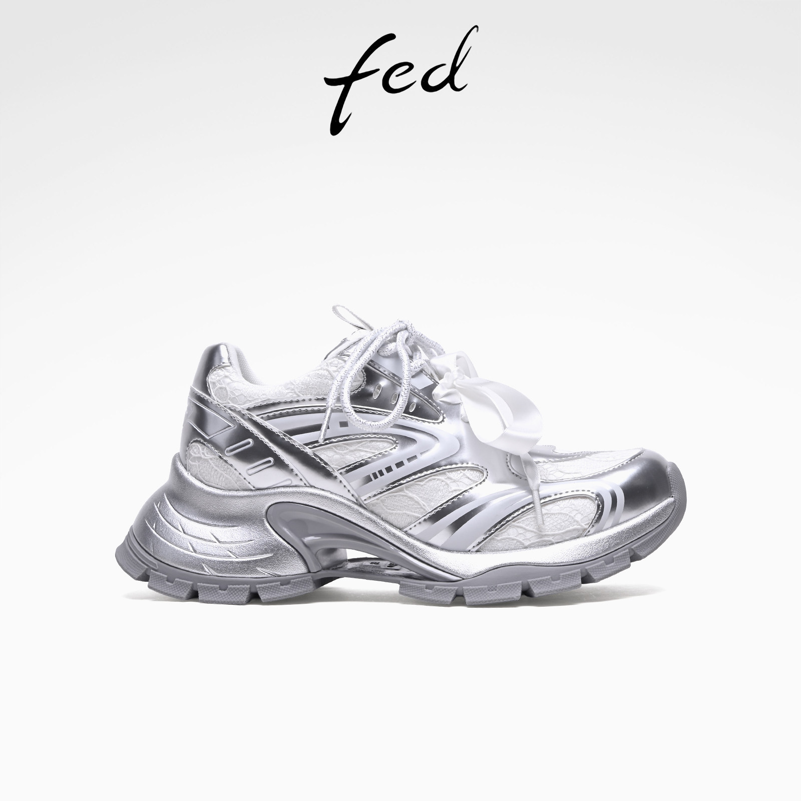 fed时尚轻便厚底老爹鞋