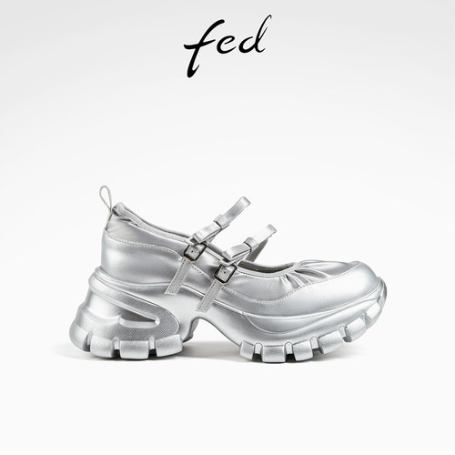 休闲鞋女运动玛丽珍芭蕾老爹鞋