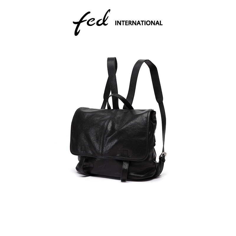 植鞣皮头层牛皮真皮女包