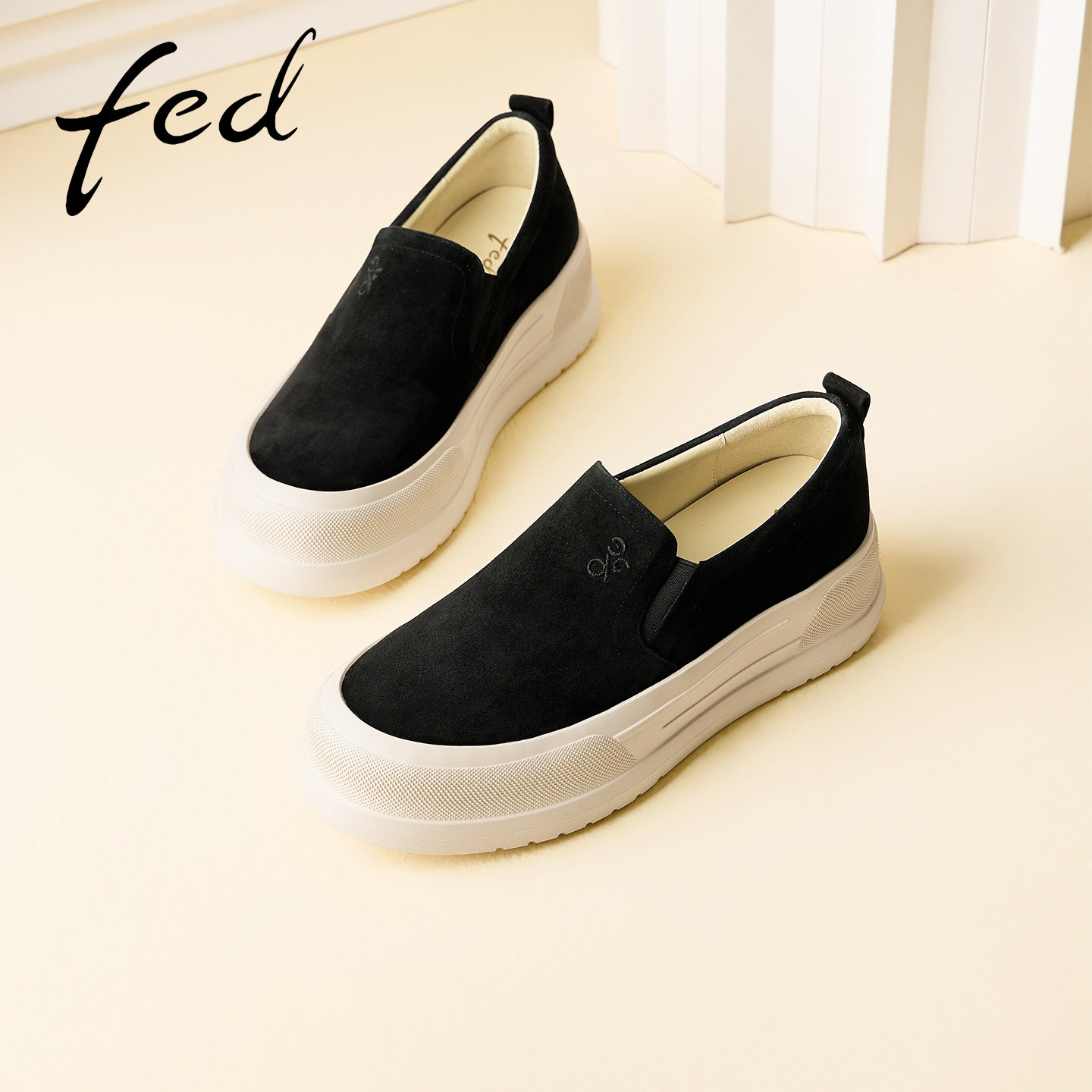fed厚底休闲鞋女秋新款女鞋时尚