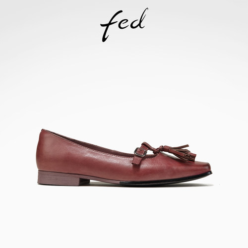 【水洗牛皮】fed浅口单鞋春季新款女鞋通勤玛丽珍鞋S0212-ZFA331